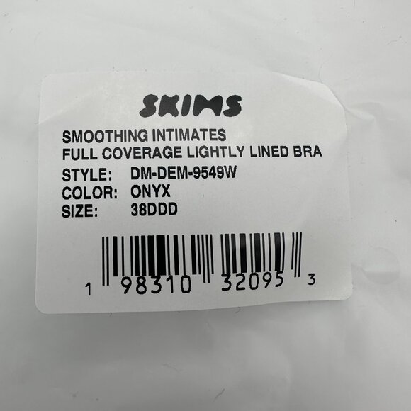 SKIMS Women's Smoothing Intimates Full Coverage Lightly Lined Bra, Onyx Color - Picture 15 of 16
